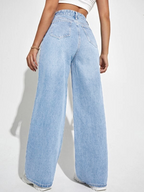 2025 New Style Women's Jeans - Loose Fit Straight Leg