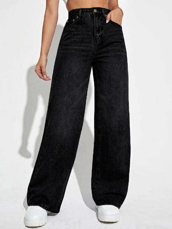 2025 New Style Women's Jeans - Loose Fit Straight Leg