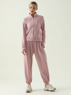 Women's Autumn/Winter Sports Pants - Soft and Airy, Tapered Leg Running Pants, Loose Fit, Casual, Wide Leg, Solid Color Fitness Pants