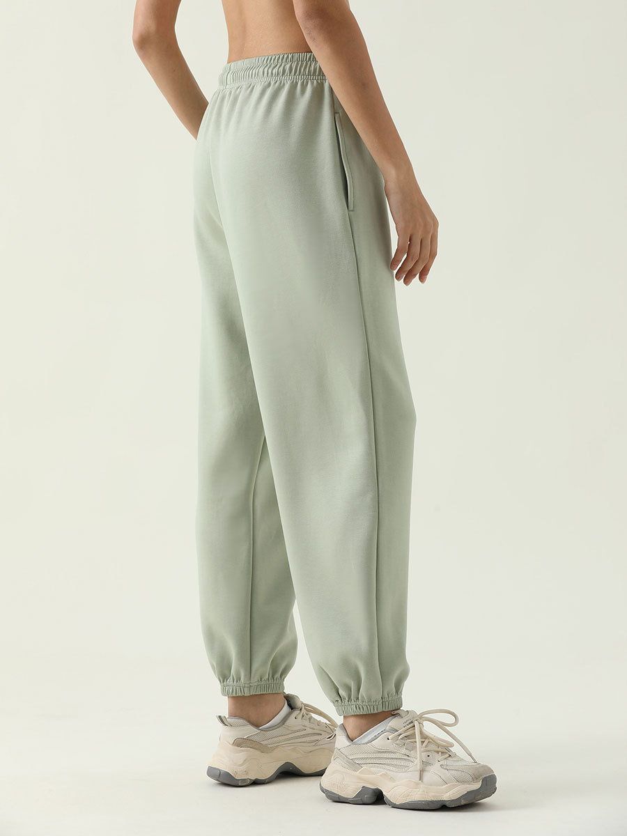 Women's Autumn/Winter Sports Pants - Soft and Airy, Tapered Leg Running Pants, Loose Fit, Casual, Wide Leg, Solid Color Fitness Pants