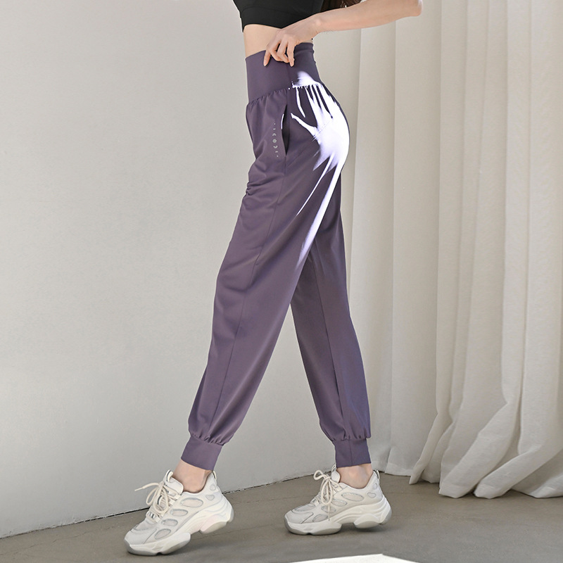 Professional thin high-waisted tapered running gym wear, fashionable and high-end quick-drying fitness apparel