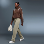 Fleece-lined casual pants, new autumn/winter style, loose straight leg, sports pants, women's warm drawstring jogger sweatpants