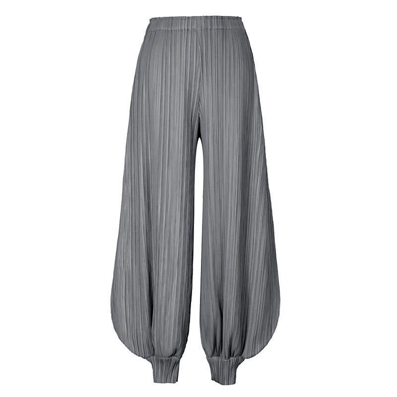 Lantern pants, Japanese style, tapered jasmine pants, wide-leg, loose, casual long pants for women