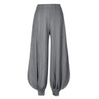 Lantern pants, Japanese style, tapered jasmine pants, wide-leg, loose, casual long pants for women