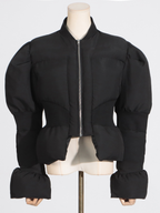 A versatile, slimming women’s jacket with a stand-up collar and long sleeves – a casual, thickened coat perfect for women.