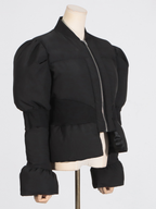A versatile, slimming women’s jacket with a stand-up collar and long sleeves – a casual, thickened coat perfect for women.