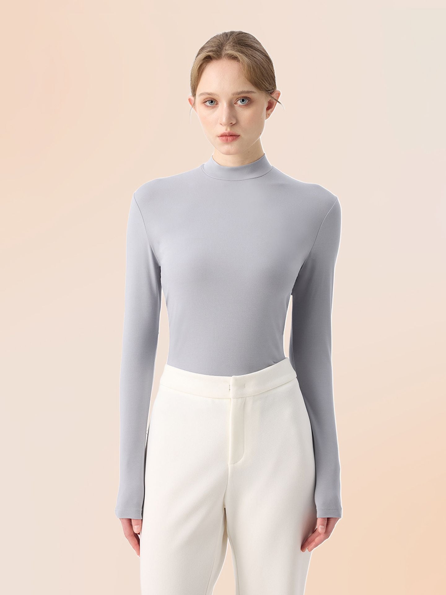 Modal wool-acrylic undergarment for women – a seamless, warm, and comfortable base layer.