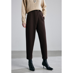 Woolen casual halter pants for women – thickened design for autumn and winter.